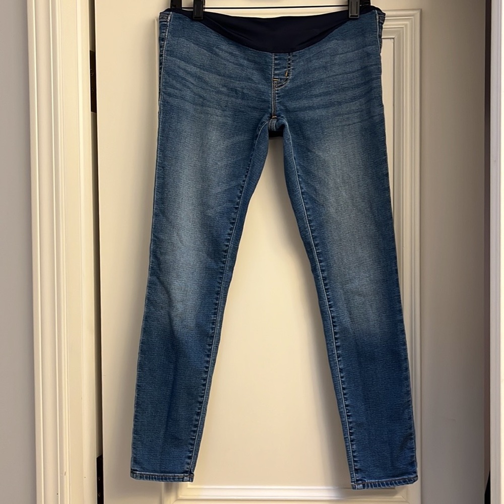Two pairs of J-Crew Maternity Skinny Jeans